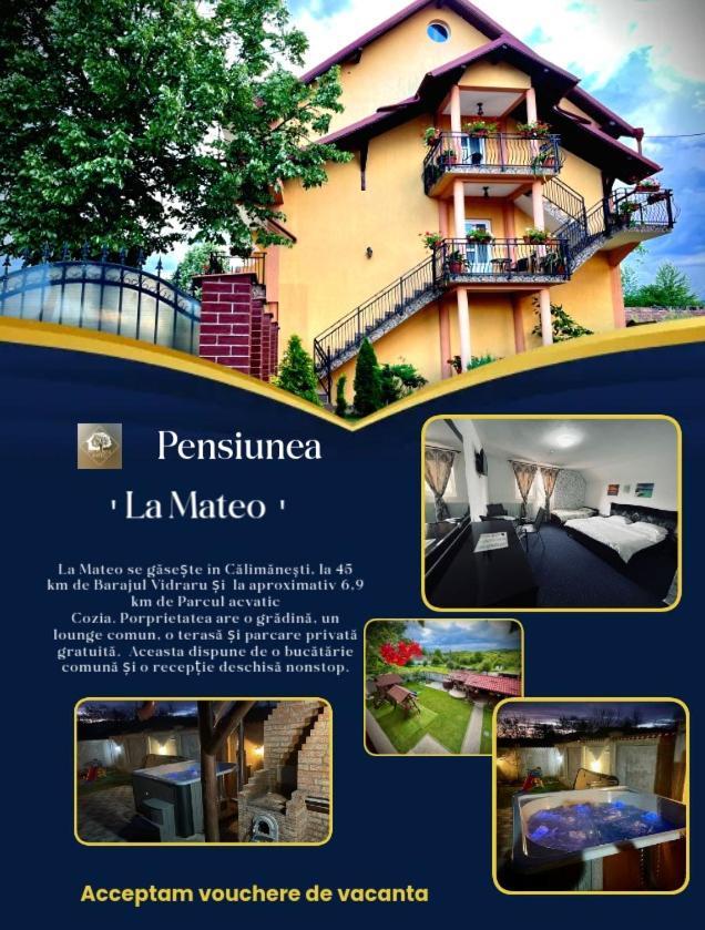 La Mateo Hotel Călimăneşti Bagian luar foto